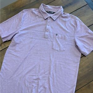 Travis Mathew Light Purple Polo Shirt